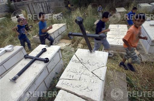 Christian cemetery desecrated2.jpg